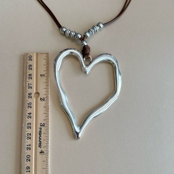 Boho heart Necklace #1493 - Picture 4 of 4